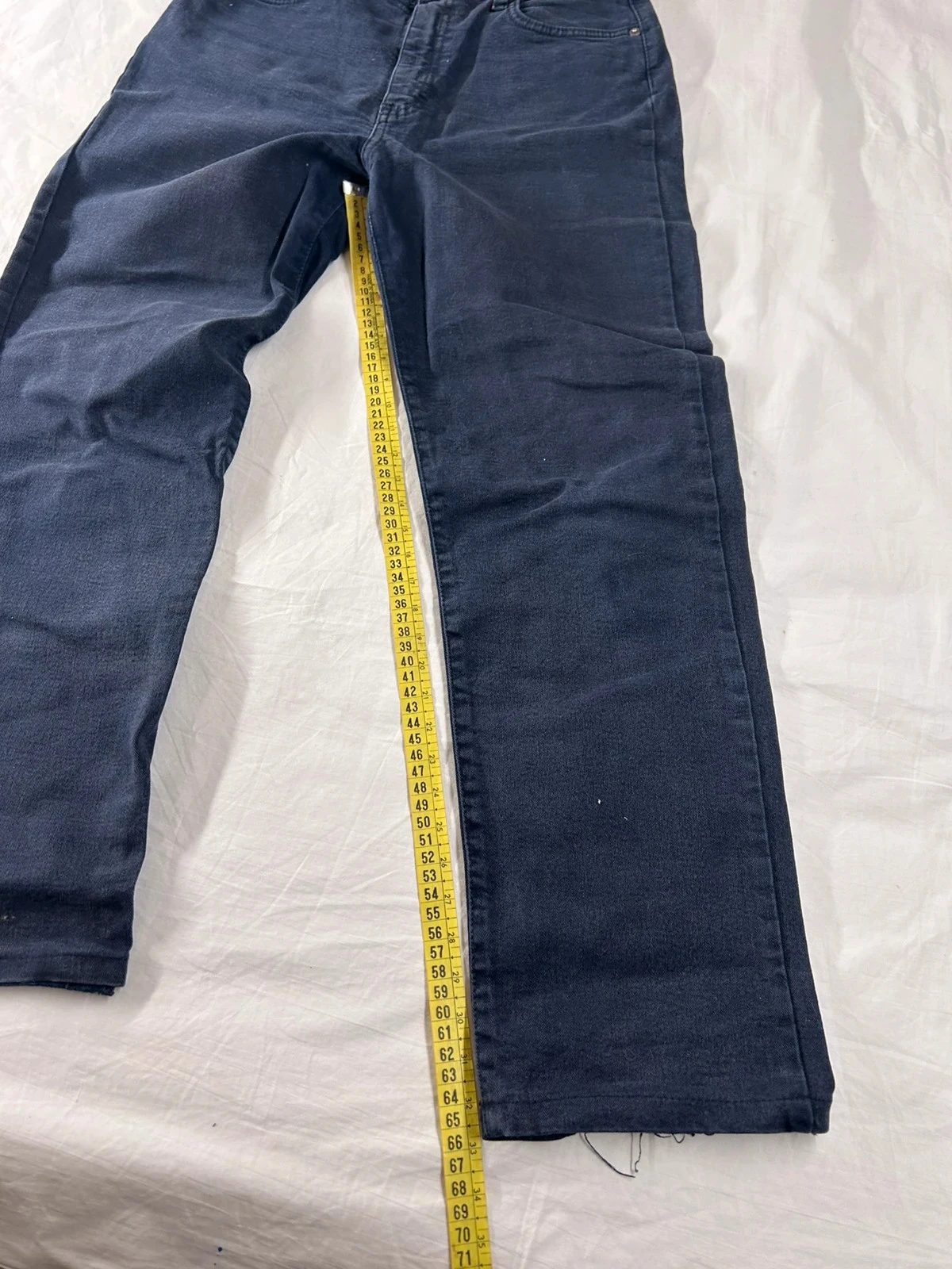 Calça reta ober lady’s wear azul marinho estilo retrô Y2k tamanho 40 – photo 6